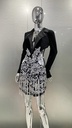 HUIY CRYSTAL BLAZER DRESS