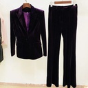 VELVET PANTS SUIT