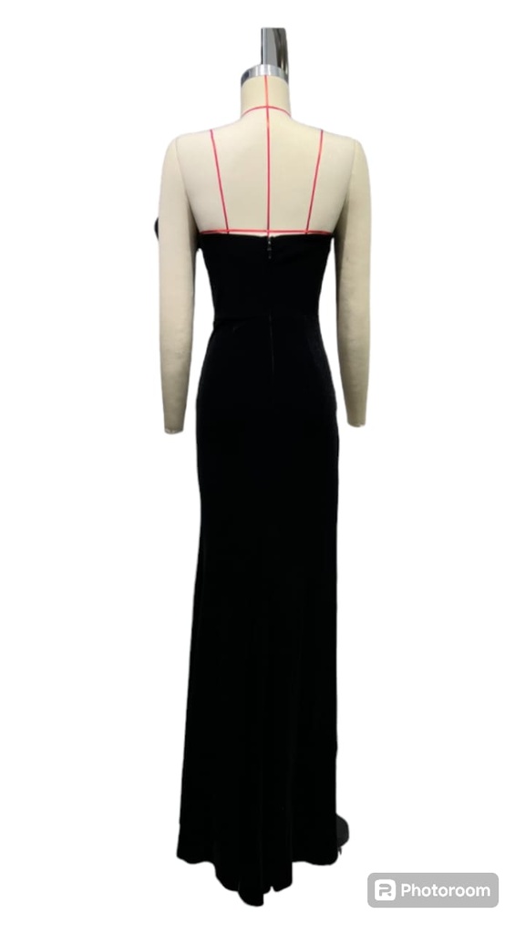 VELVY EVENING DRESS