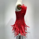 feather dress