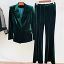 VELVET PANTS SUIT